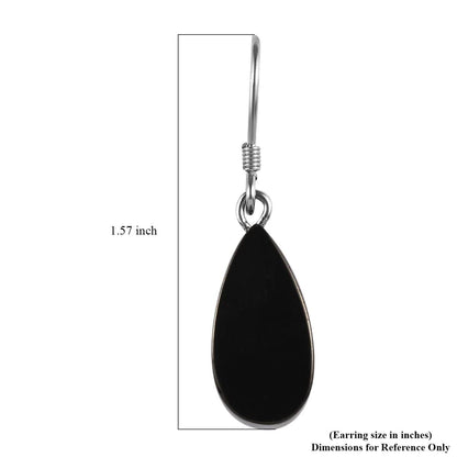 Shungite Dangle Earrings