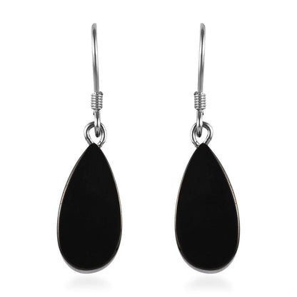 Shungite Dangle Earrings