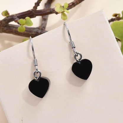 Shungite Dangle Earrings