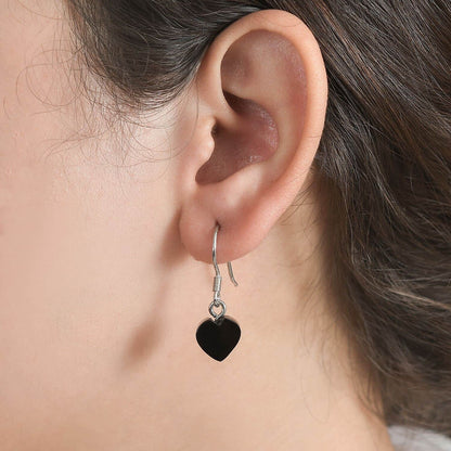 Shungite Dangle Earrings