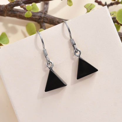 Shungite Dangle Earrings