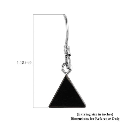 Shungite Dangle Earrings