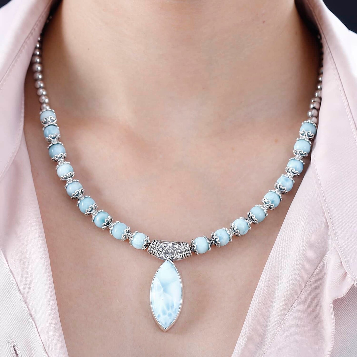 Larimar Necklace