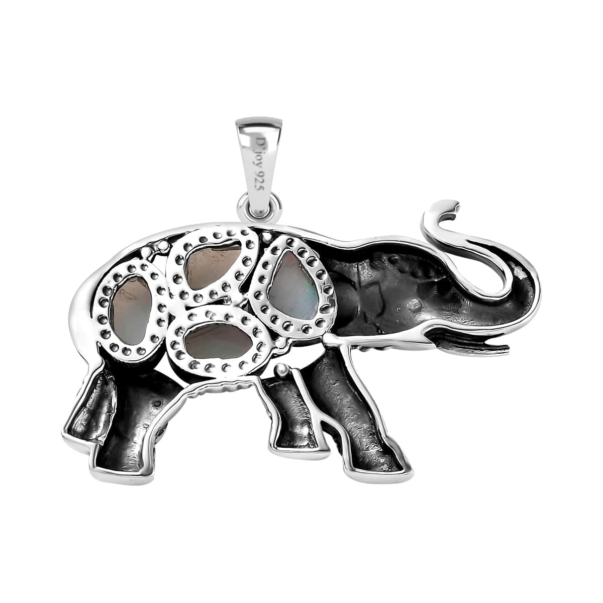 Ethiopian Elephant Pendant in Sterling Silver