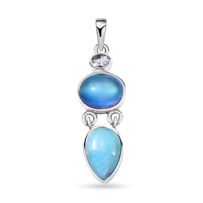 Crafted Larimar Pendant