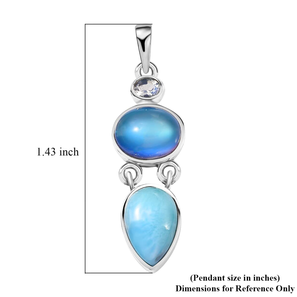 Crafted Larimar Pendant