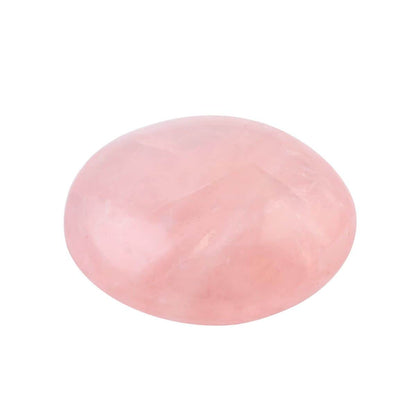 Rose Quartz Palm Stone for Self-Love & Healing