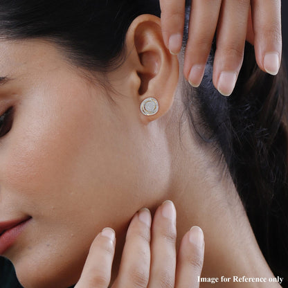 Diamond Spiral Earrings – A Radiant Symbol of Growth
