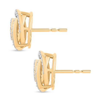 Diamond Spiral Earrings – A Radiant Symbol of Growth