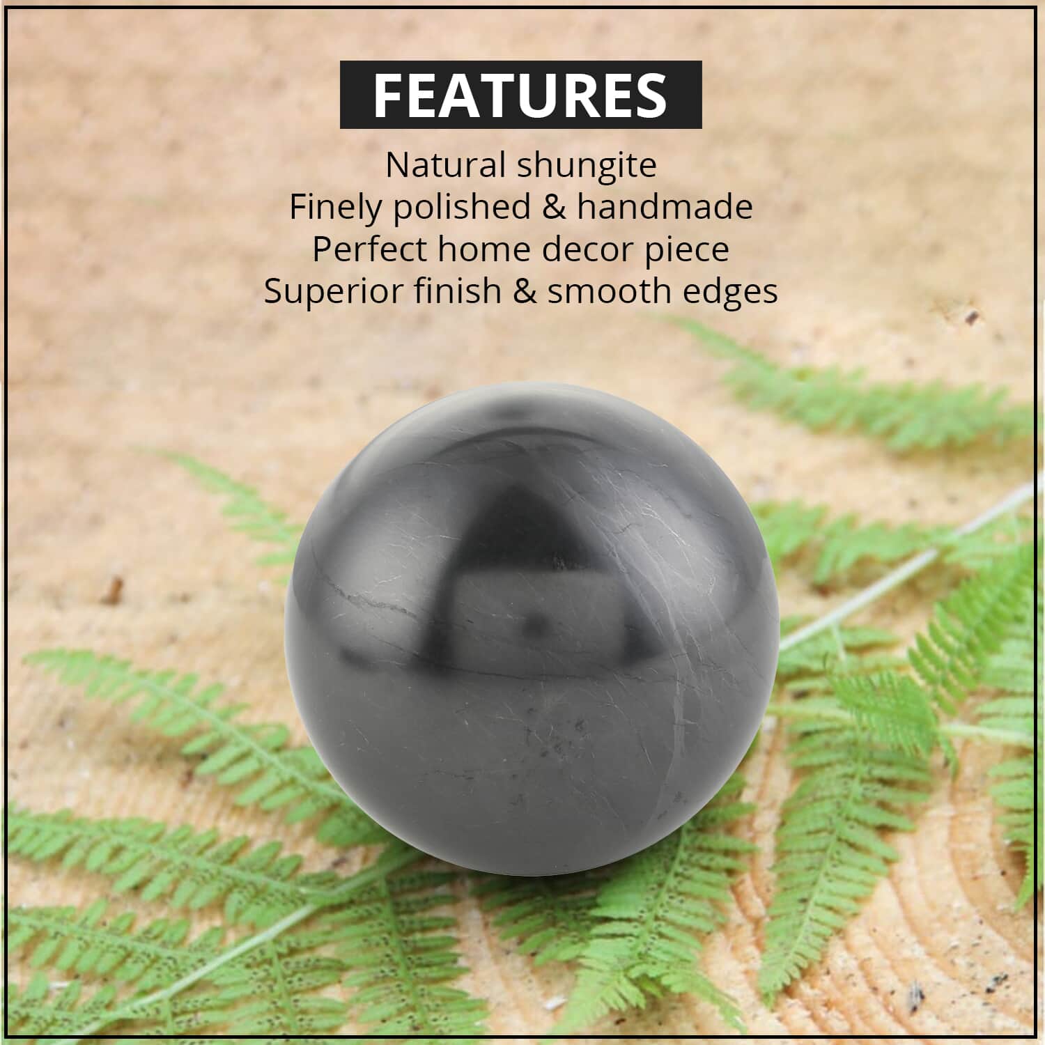 Natural Shungite Stone Sphere
