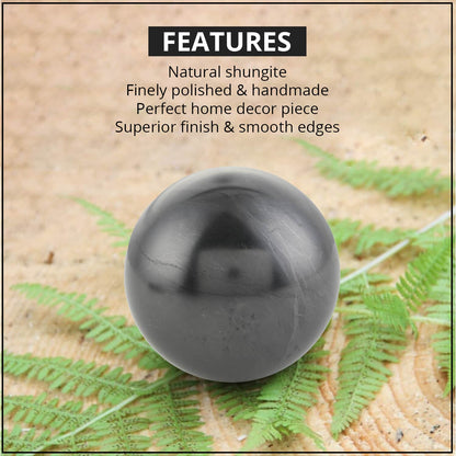 Natural Shungite Stone Sphere