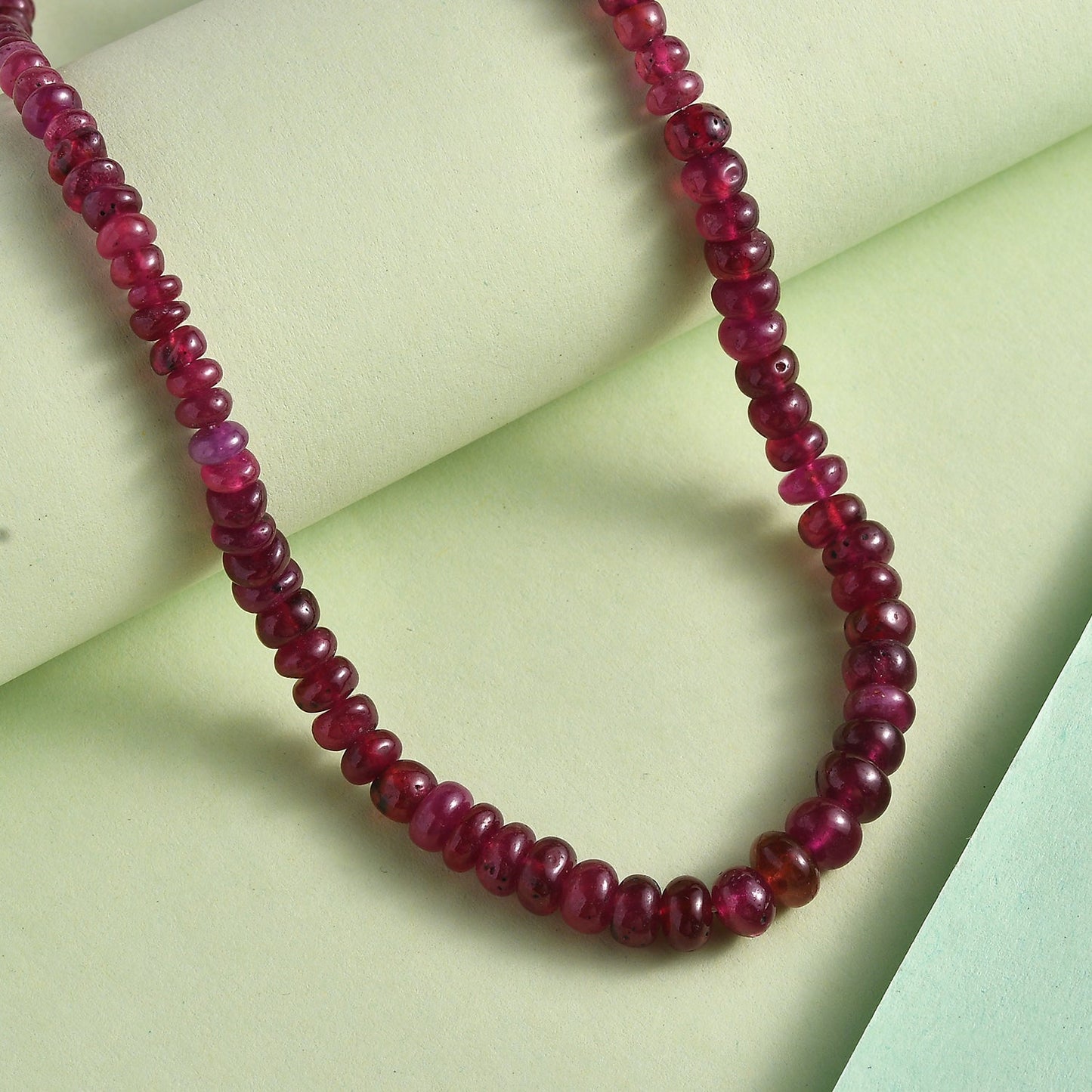 Niassa Ruby Beaded Necklace