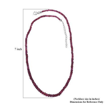 Niassa Ruby Beaded Necklace