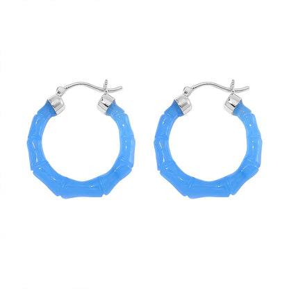 Jade Hoop Earrings — Colorful Elegance in Every Pair