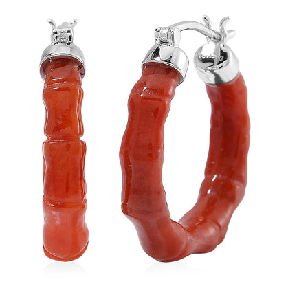 Jade Hoop Earrings — Colorful Elegance in Every Pair