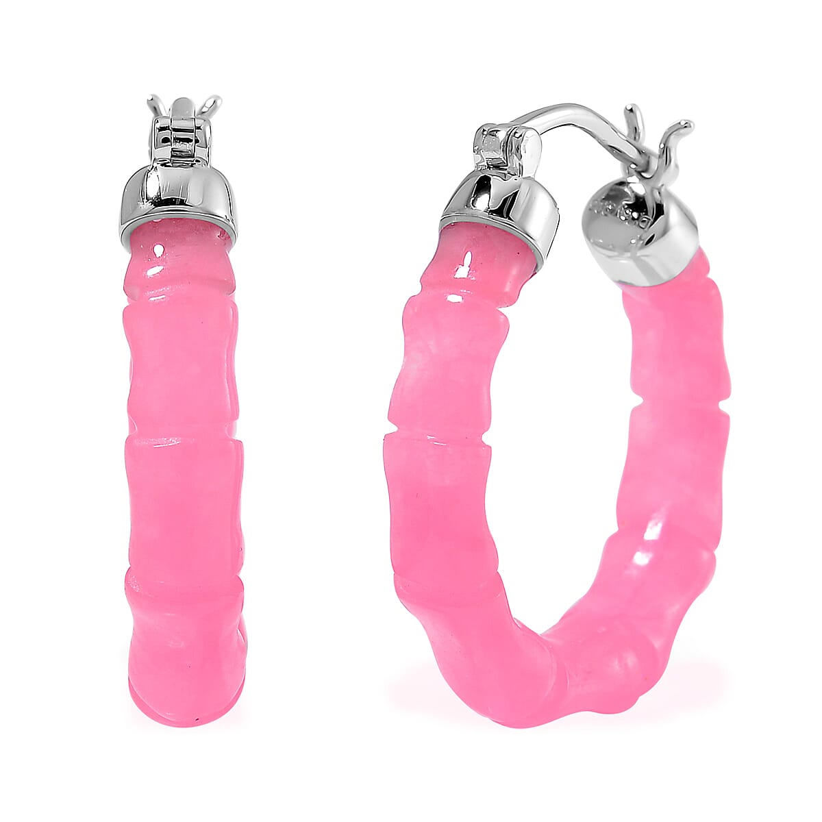 Jade Hoop Earrings — Colorful Elegance in Every Pair