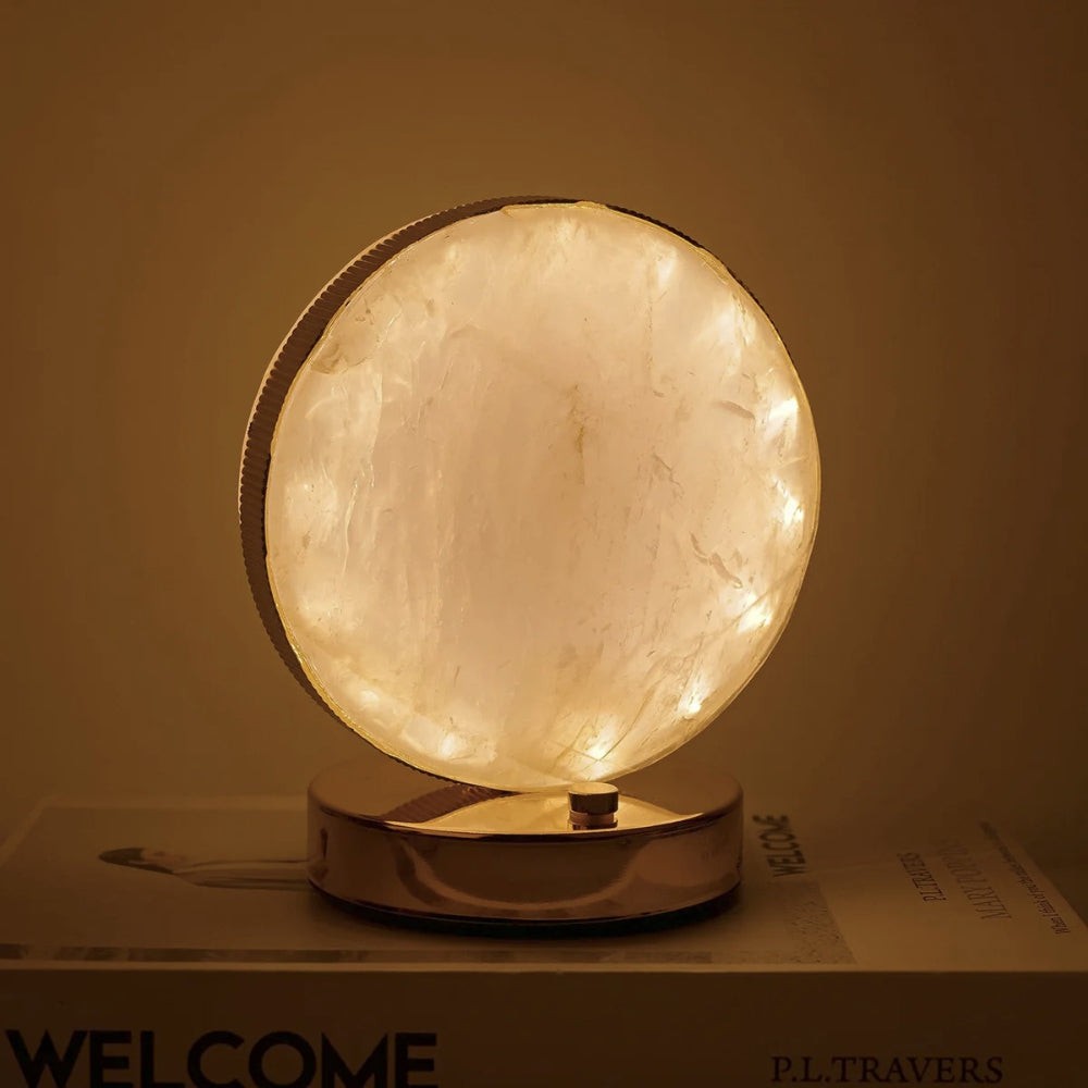 Elegant Round Crystal Nightlight Lamp