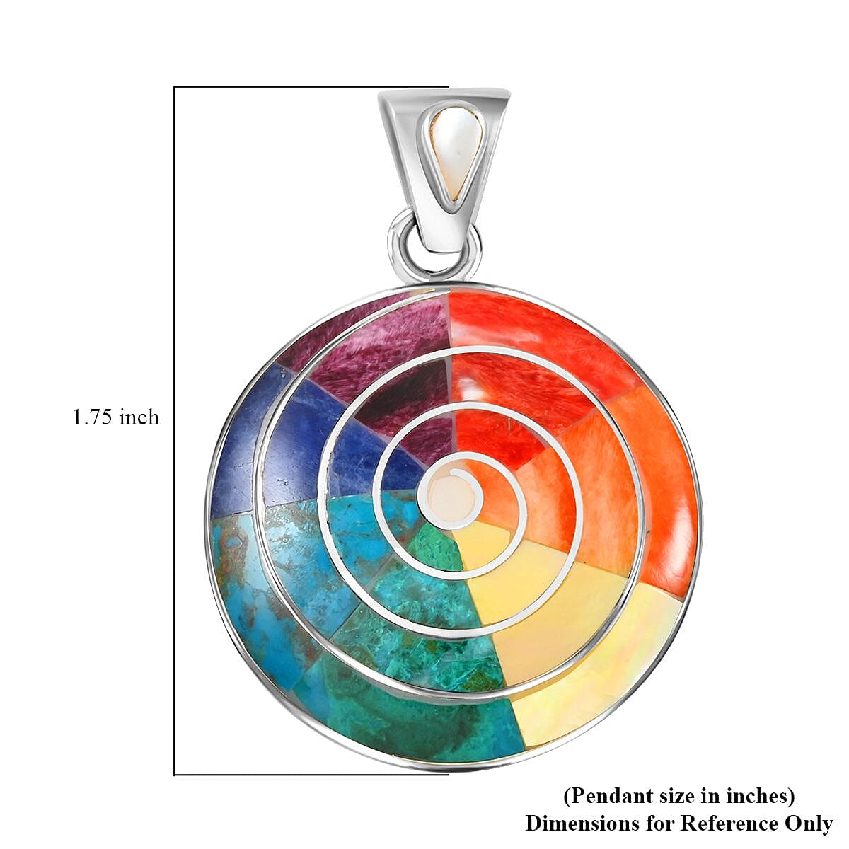 Big Pachamama Multi-Gemstone Pendant — Earth Energy, Strength & Joyful Color