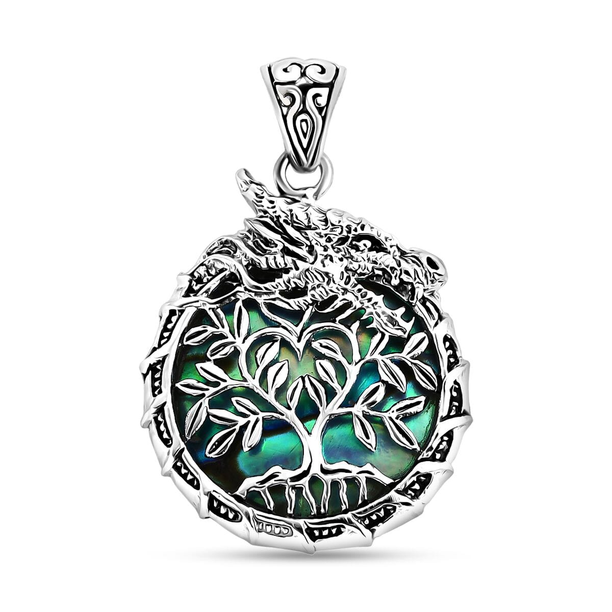 Bali Legacy Abalone Shell Dragon Pendant – A Symbol of Strength and Transformation