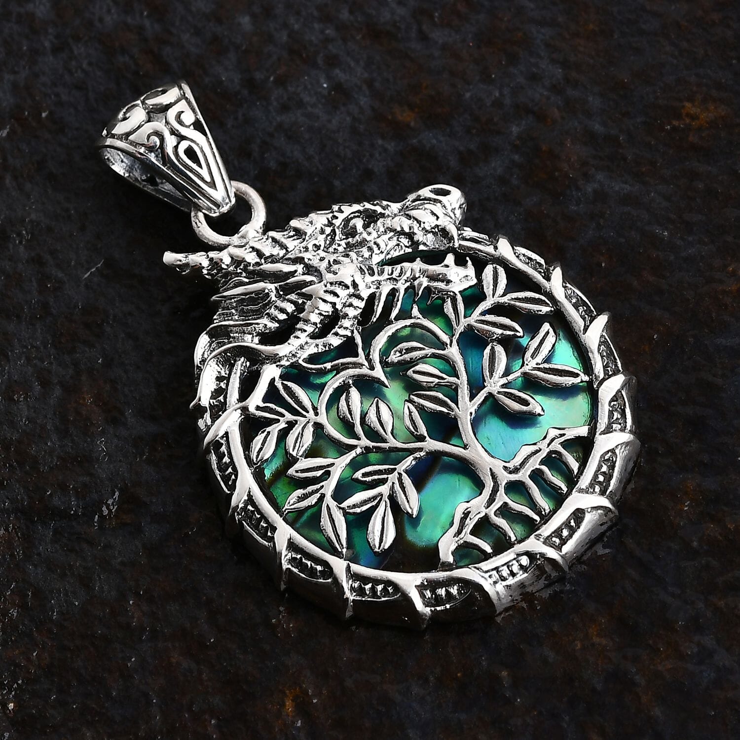 Bali Legacy Abalone Shell Dragon Pendant – A Symbol of Strength and Transformation