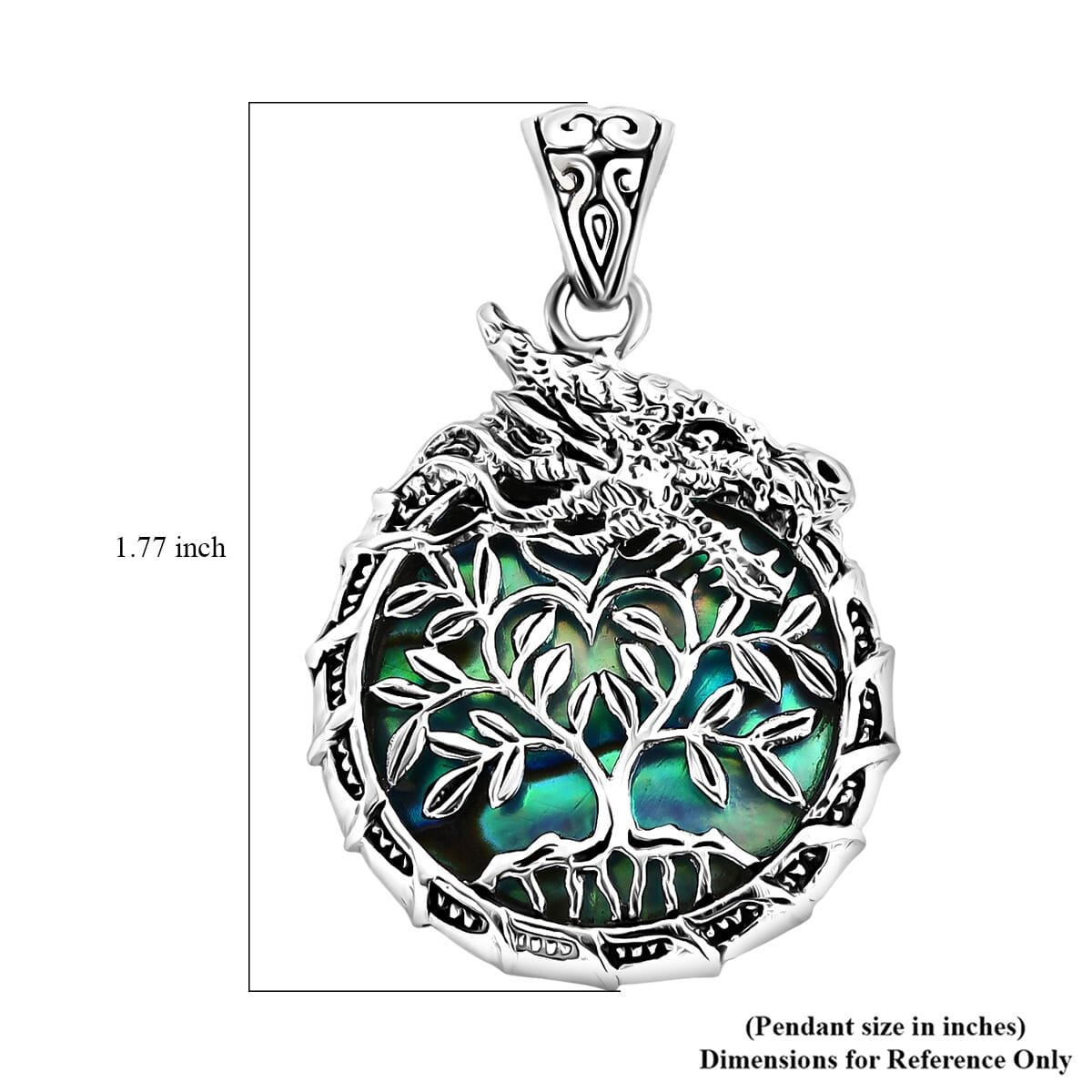 Bali Legacy Abalone Shell Dragon Pendant – A Symbol of Strength and Transformation
