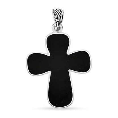 Bali Legacy Abalone Shell Cross Pendant – A Symbol of Protection and Transformation