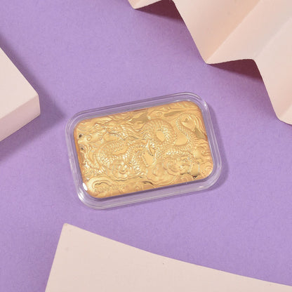 Collectible 24K Gold Dragon Emboss Sheet - Symbol of Luck & Protection