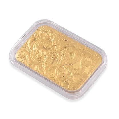 Collectible 24K Gold Dragon Emboss Sheet - Symbol of Luck & Protection