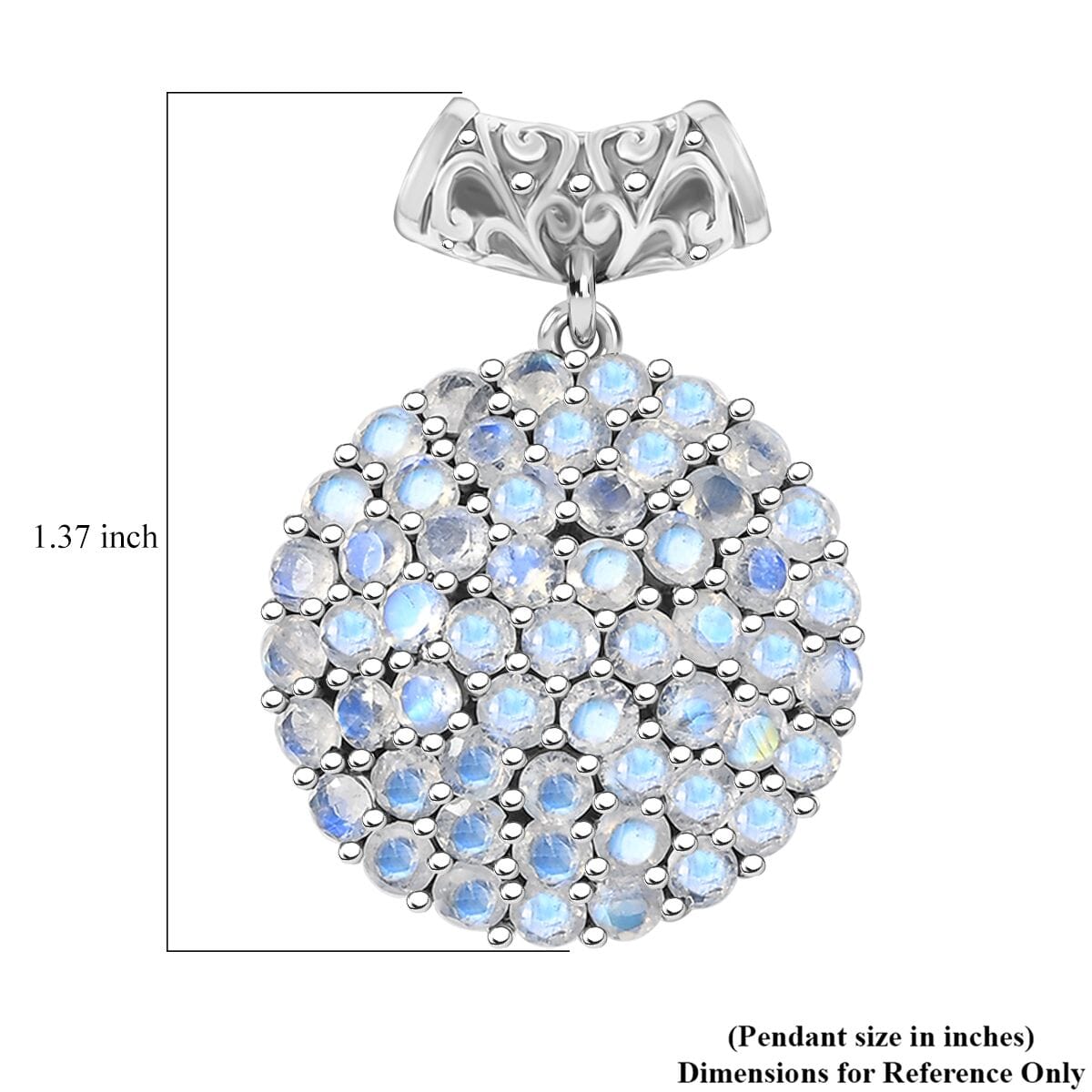 Moonstone Cluster Pendant – For Your Journey of Growth
