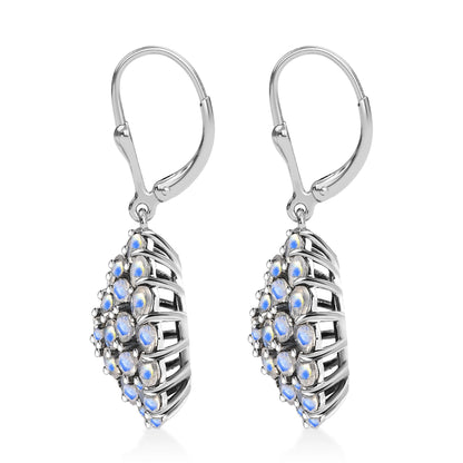 Moonstone Cluster Earrings – For Emotional Healing & Balance