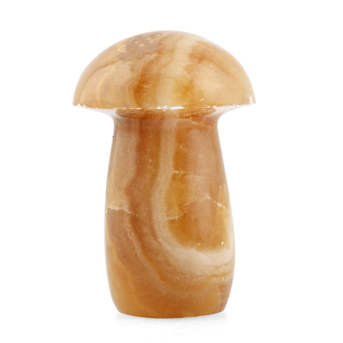 Calcite Brown Mushroom – Grounding Energy and Natural Beauty