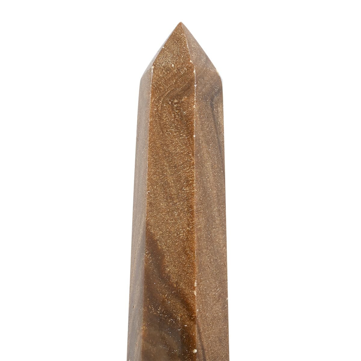Brown Calcite Prism Tower – A Piece for Energy and Elegance
