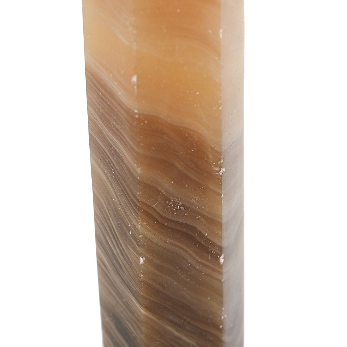 Brown Calcite Prism Tower – A Piece for Energy and Elegance