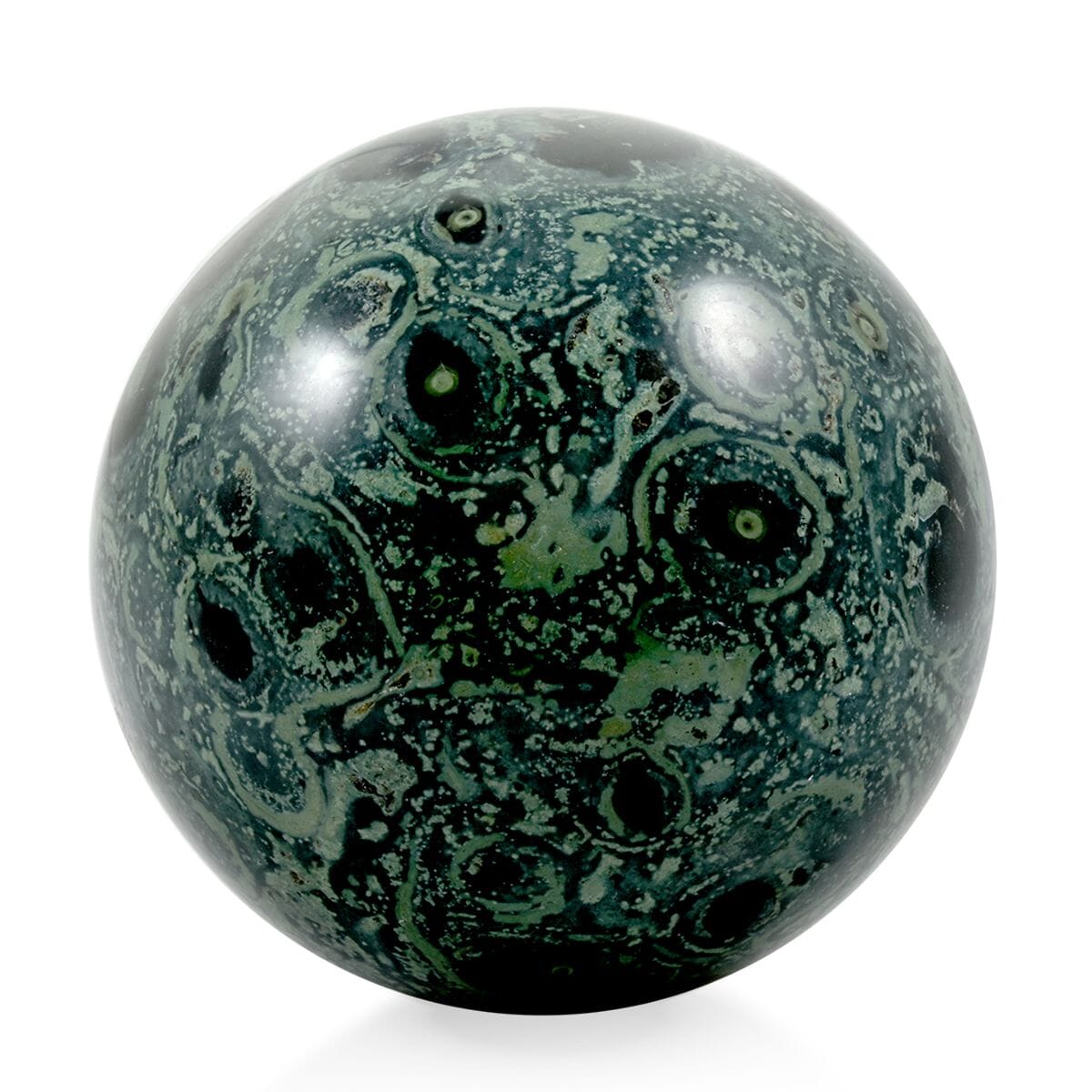 Kambaba Jasper Sphere – Grounding Energy and Natural Elegance