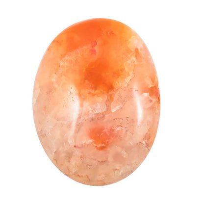 Orange Moonstone Crystal Palm Stone – Enhance Calm and Clarity