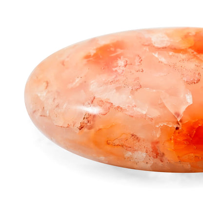 Orange Moonstone Crystal Palm Stone – Enhance Calm and Clarity