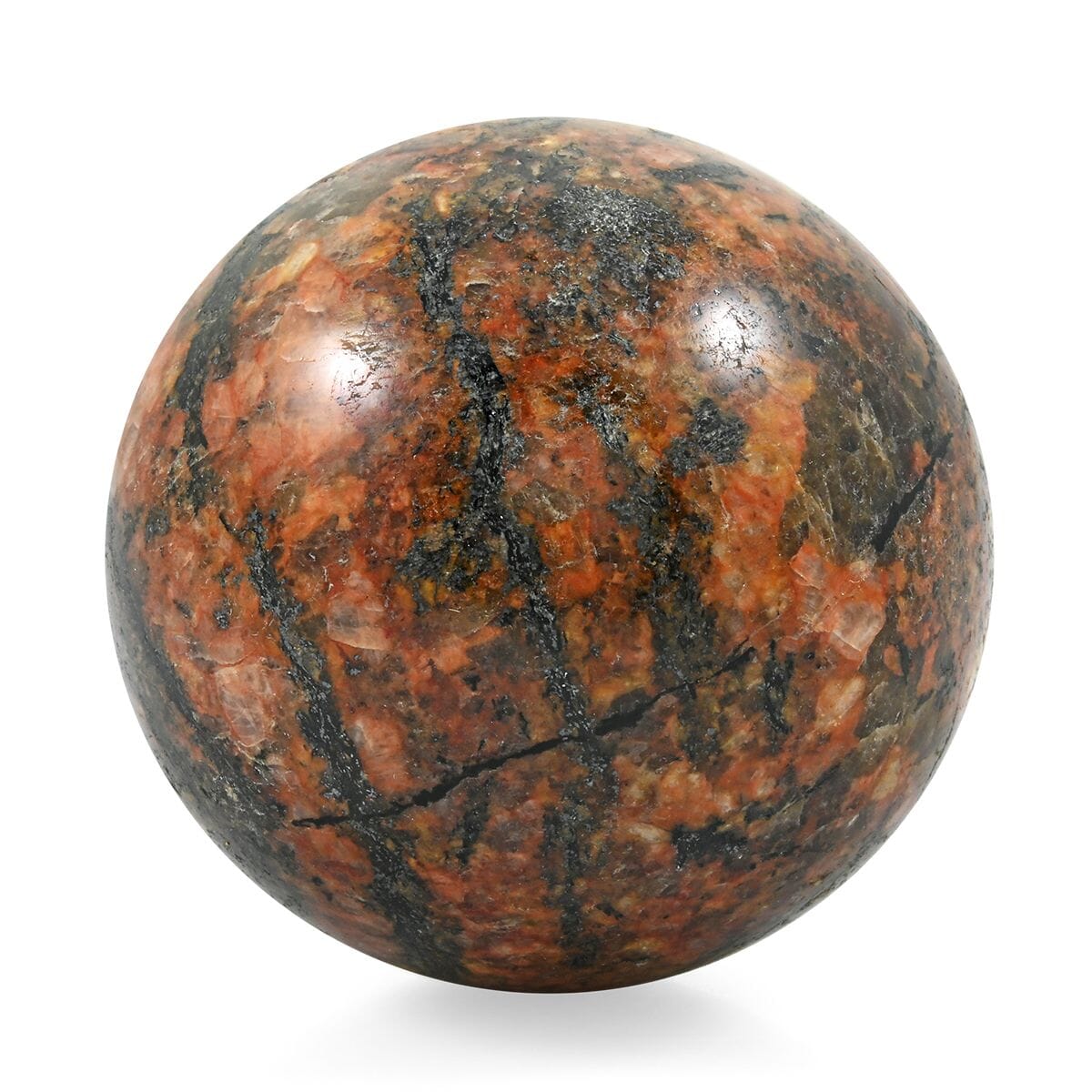 Orange Moonstone Gemstone Sphere – Enhance Your Energy Flow