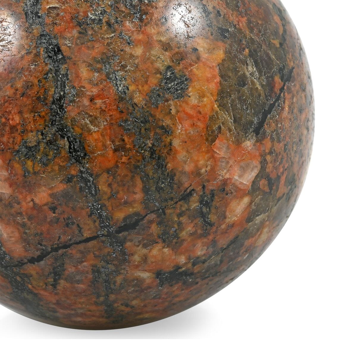 Orange Moonstone Gemstone Sphere – Enhance Your Energy Flow