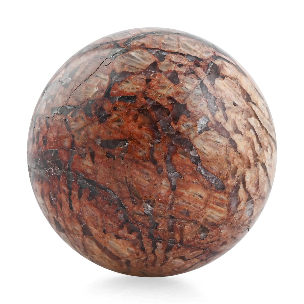 Orange Moonstone Gemstone Sphere – Enhance Your Energy Flow