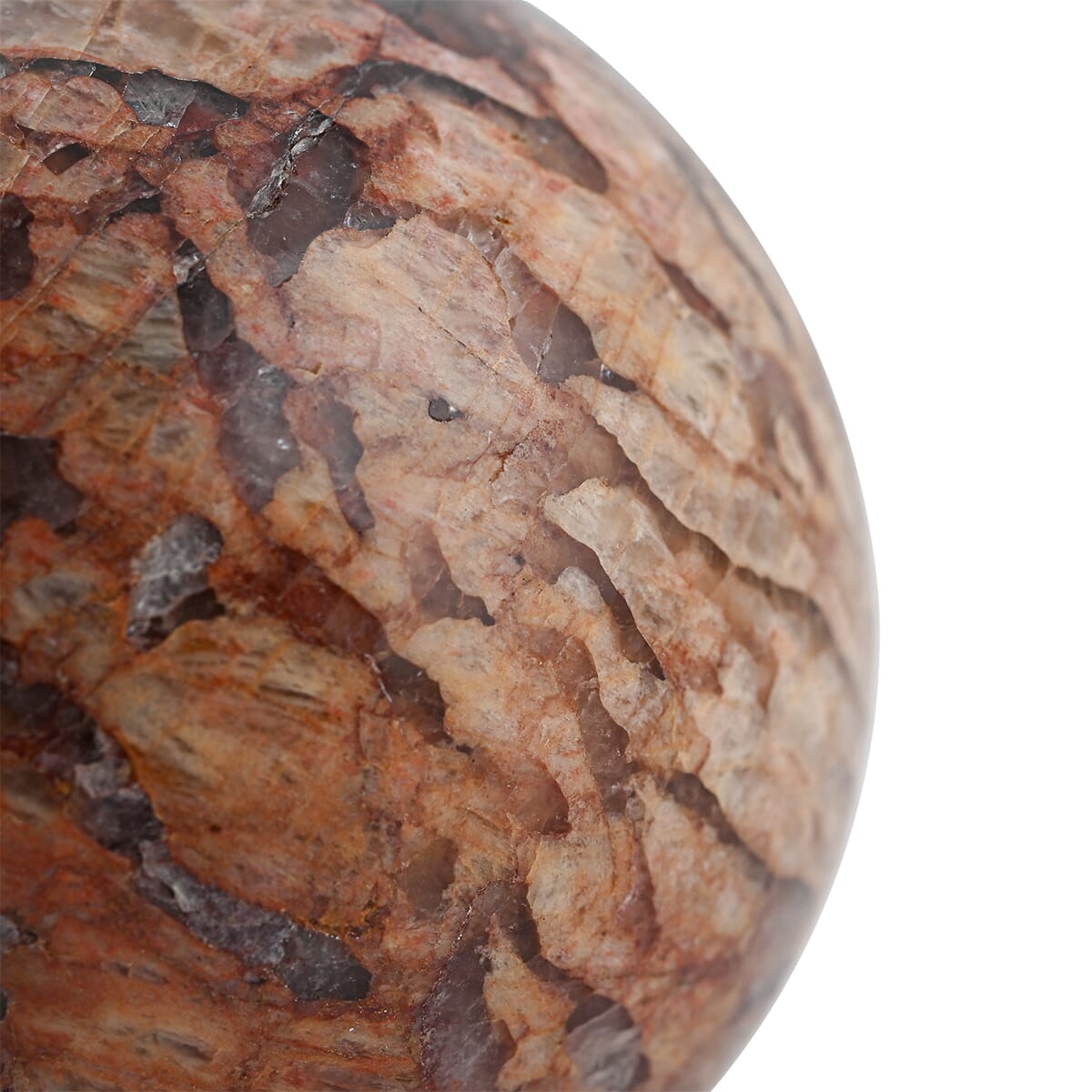 Orange Moonstone Gemstone Sphere – Enhance Your Energy Flow