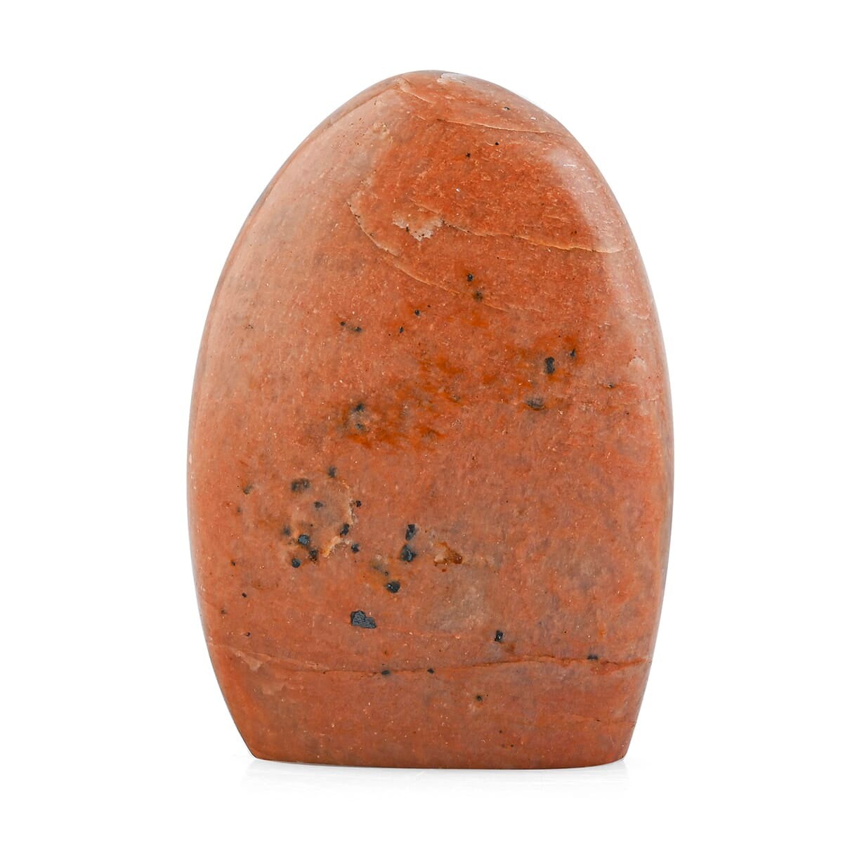 Natural Orange Moonstone Figurine - A Captivating Gemstone Display