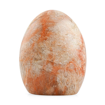 Natural Orange Moonstone Figurine - A Captivating Gemstone Display