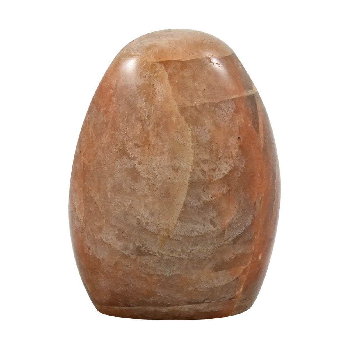 Natural Orange Moonstone Figurine - A Captivating Gemstone Display