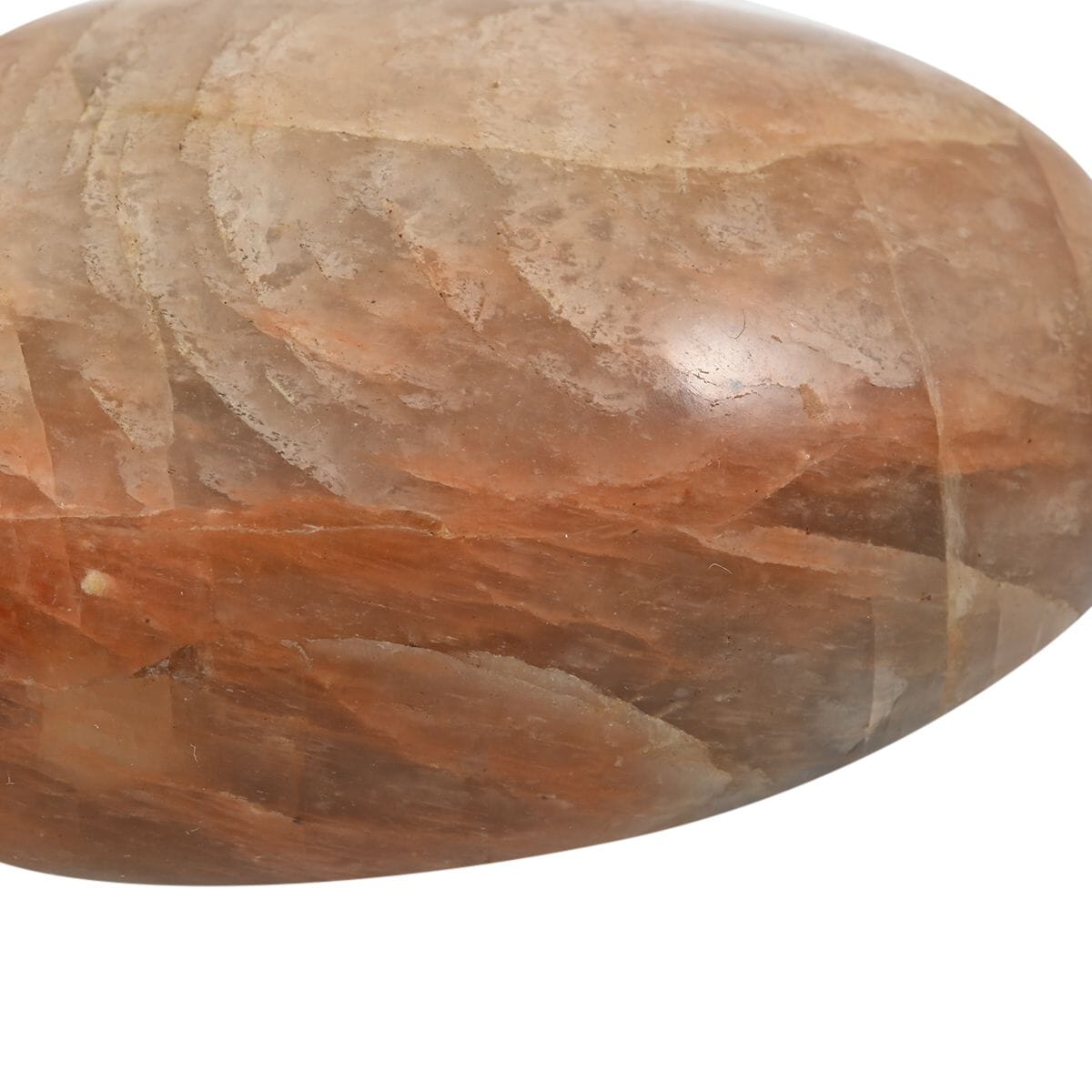 Natural Orange Moonstone Figurine - A Captivating Gemstone Display