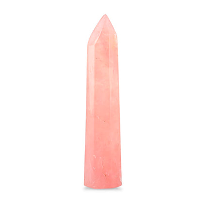 Rose Quartz Prism Tower – Add Love and Elegance to Any Room