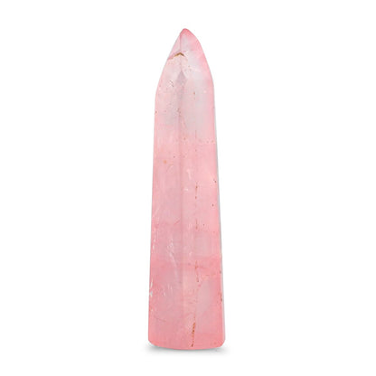 Rose Quartz Prism Tower – Add Love and Elegance to Any Room