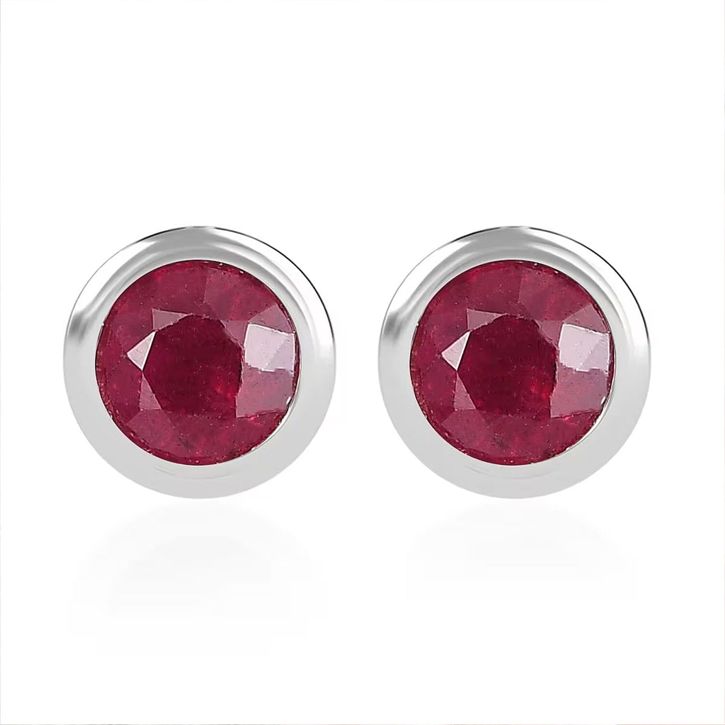 Vibrant Gemstone Stud Earrings — Elegant Sparkle & Timeless Beauty
