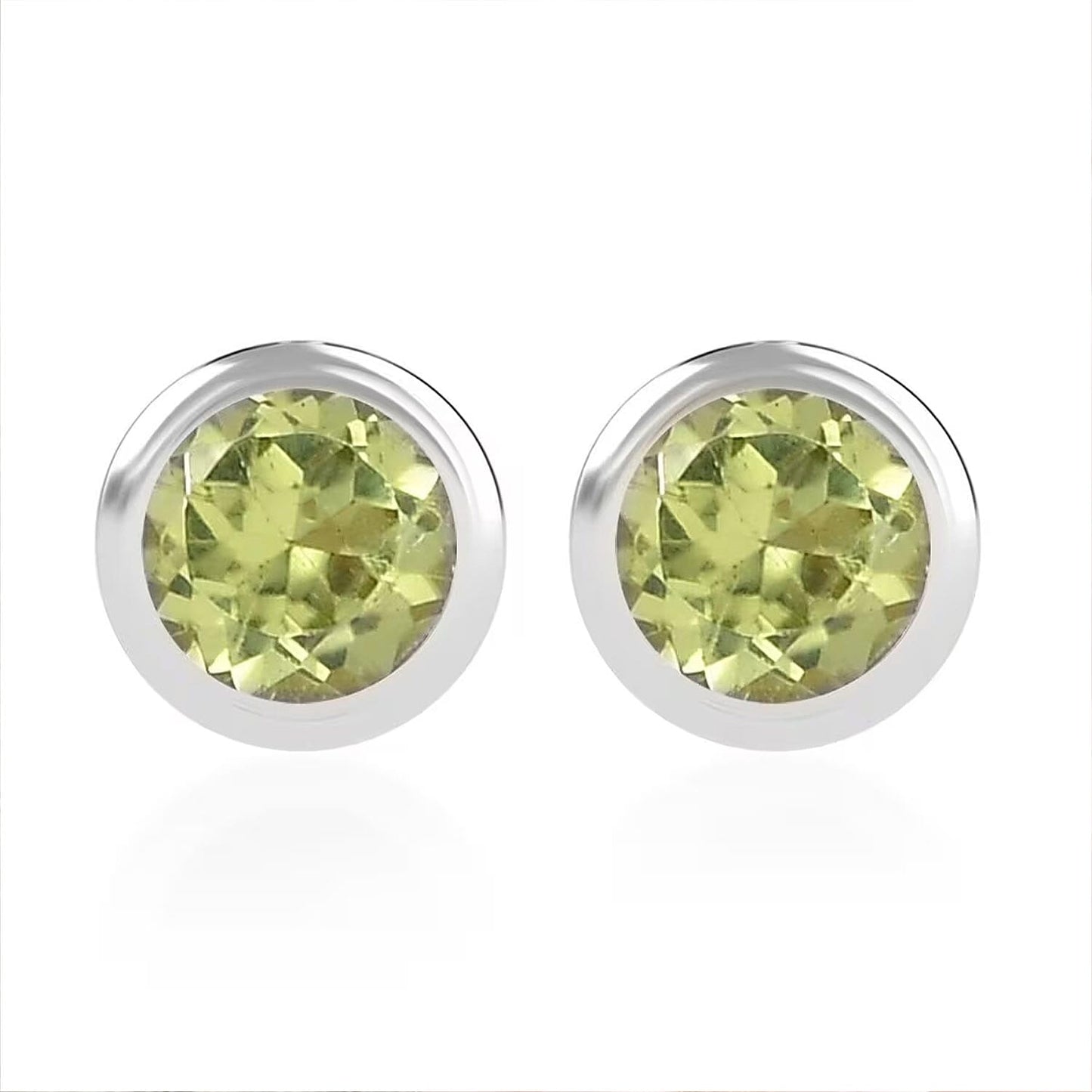 Vibrant Gemstone Stud Earrings — Elegant Sparkle & Timeless Beauty
