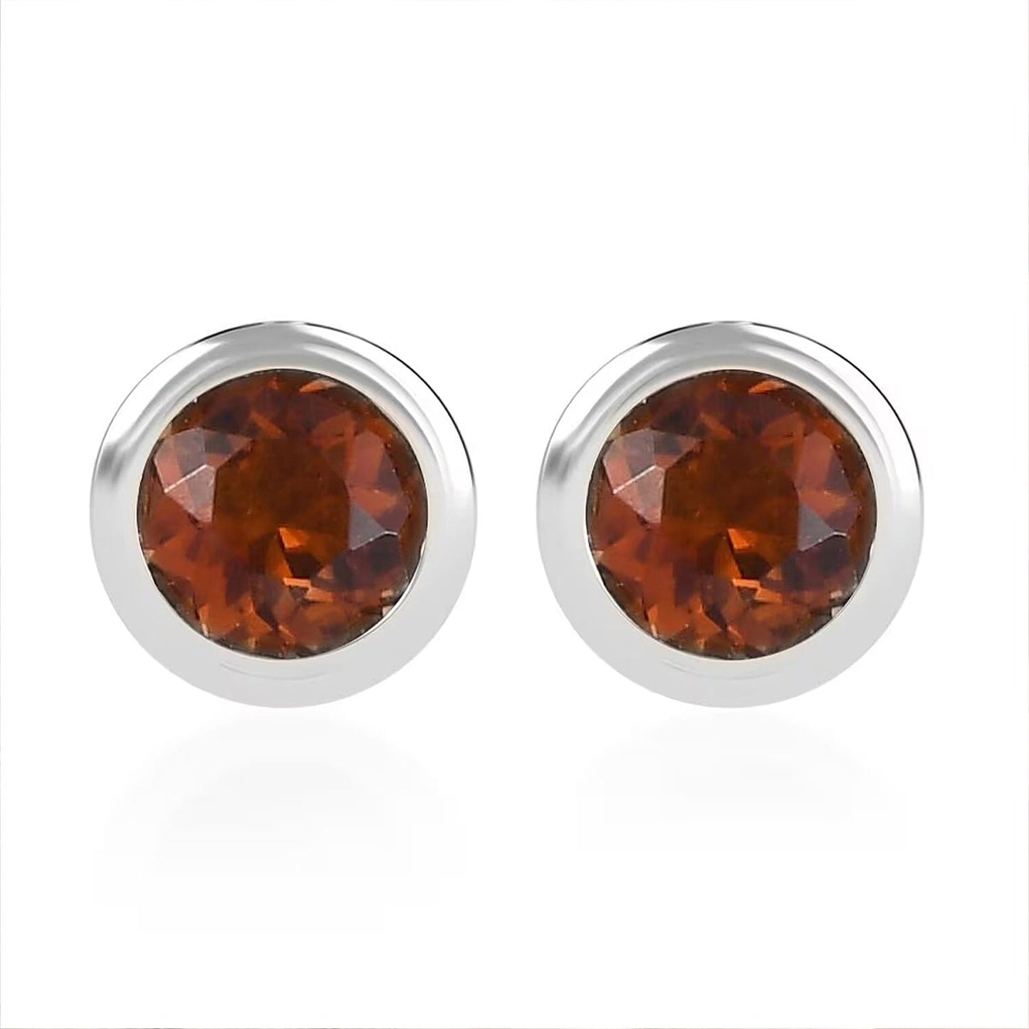 Vibrant Gemstone Stud Earrings — Elegant Sparkle & Timeless Beauty