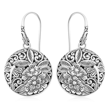 Bali Legacy Sterling Silver Floral Earrings – A Timeless Expression of Craftsmanship and Beauty